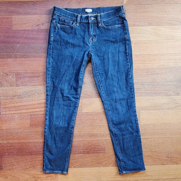 J.Crew Indigo Stretch Skinny Jeans Size 26 - Picture 2 of 13